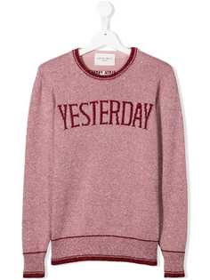 Alberta Ferretti Kids джемпер с вышивкой Yesterday