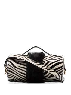 Tara Zadeh Cyrus zebra print shoulder bag