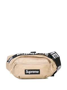 Supreme поясная сумка с нашивкой-логотипом