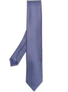 Brioni галстук с геометрическим принтом