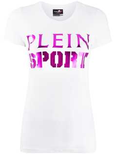 Plein Sport футболка с контрастным логотипом