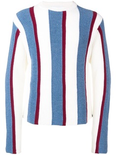 Thom Browne пуловер вязки интарсия в полоску