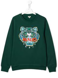 Kenzo Kids толстовка с логотипом Tiger