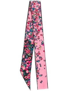 Givenchy узкий платок с цветочным принтом