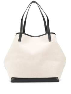 The Row contrast-trim shopper tote