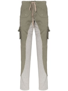 Greg Lauren hybrid cargo track pants