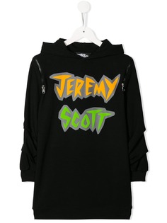 Jeremy Scott Junior hooded sweater dress