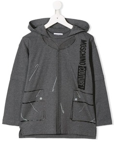 Moschino Kids худи с логотипом