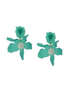 Lele Sadoughi crystal lily earrings
