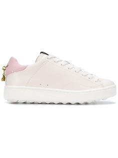 Coach кроссовки на шнуровке и платформе