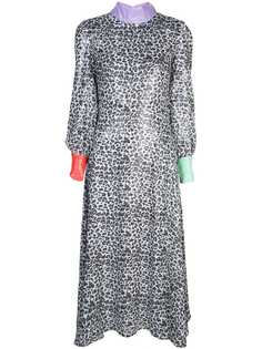 Olivia Rubin платье-трапеция с леопардовым принтом