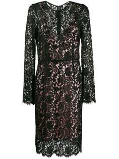 Dolce & Gabbana Pre-Owned кружевное платье-трапеция