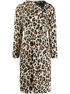 Boutique Moschino платье миди с леопардовым принтом