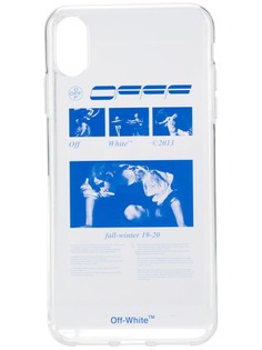 Off-White чехол для iPhone XS Max с графичным принтом
