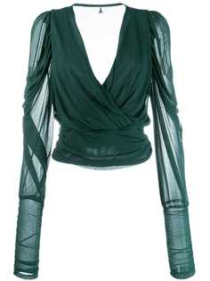 Patrizia Pepe wrap style blouse