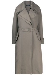 Low Classic belted cotton blend raincoat