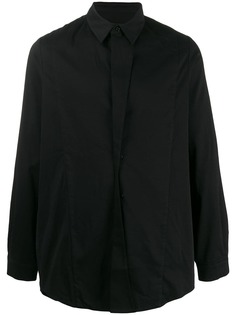 Joe Chia pleated placket shirt