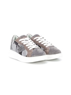 Philippe Model Kids camouflage print sneakers