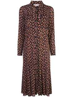 Diane von Furstenberg платье миди с принтом пейсли