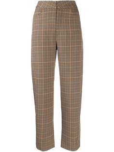 Toteme check print trousers