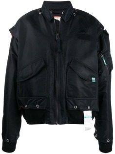 Maison Mihara Yasuhiro бомбер с люверсами