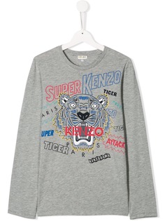 Kenzo Kids топ с логотипом