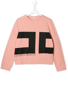 Elisabetta Franchi La Mia Bambina толстовка с логотипом