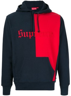 Supreme толстовка с капюшоном и логотипом