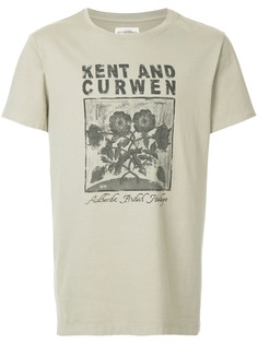 Kent & Curwen футболка с цветочным принтом
