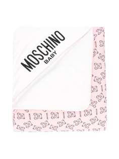 Moschino Kids одеяло с принтом