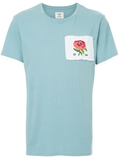Kent & Curwen футболка с заплаткой с розой