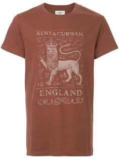 Kent & Curwen футболка с изображением английского льва