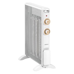 Микатермический обогреватель POLARIS PMH 2085, 2000Вт, белый/шампань