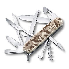 Складной нож VICTORINOX Huntsman, 15 функций, 91мм, камуфляж пустыни [1.3713.941]