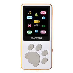 Портативный медиаплеер Digma S4 White/Orange S4 White/Orange