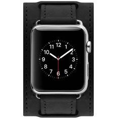 Ремешок Cozistyle Wide Leather Band Apple Watch 42mm Black
