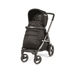 Прогулочная коляска Peg-Perego Book Plus Pop Up с шасси Book 51 Titania W/B, цвет: class black