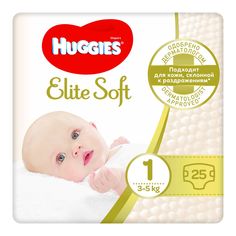 Подгузники Huggies Elite Soft 1 (0-5 кг) 27 шт.