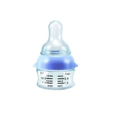 Бутылочка-дозатор Nuby Medi-Nurser для лекарств и прикорма полипропилен с рождения, 15 мл, цвет: голубой
