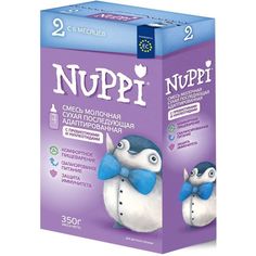 Молочная смесь Nuppi 2 6-12 месяцев, 350 г
