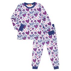 Пижама джемпер/брюки LetS Go, цвет: фиолетовый