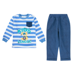 Комплект джемпер/брюки Takro, цвет: голубой