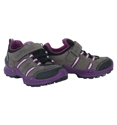 Кроссовки Primigi, цвет: серый/фиолетовый