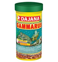Корм сухой Dajana для рыб и рептилий Gammarus, 250мл