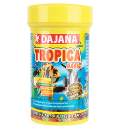 Корм сухой Dajana для тропических рыб Tropica Flakes, 100