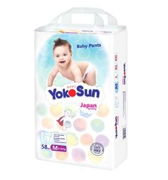 Подгузники-трусики Yokosun (6-10 кг) 58 шт.