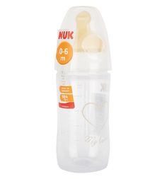 Бутылочка Nuk New Classic полипропилен, 150 мл, цвет: белый