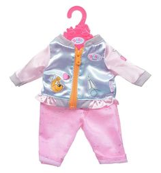 Одежда для куклы Baby Born Штанишки розовые и кофточка для прогулки
