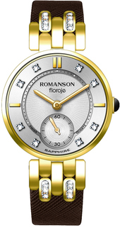 Женские часы в коллекции Floroje Женские часы Romanson RL9A10QLG(WH)