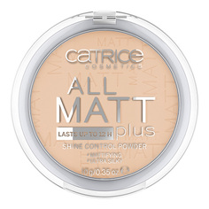 Пудра компактная для лица CATRICE ALL MATT PLUS матирующая тон 028 Honey Beige